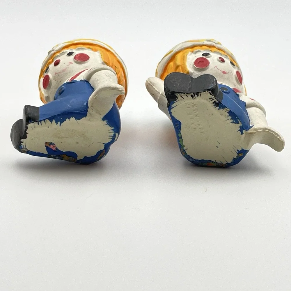 Vintage Andy‎ Style Salt And Pepper Shakers Japan Raggedy Ann Inspired 1950s